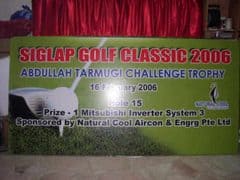 Banner Printing for GOlf A board