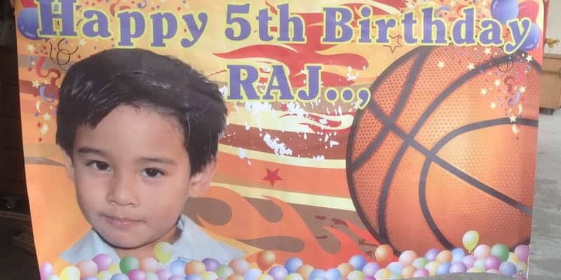 Basketball Birthday Banner