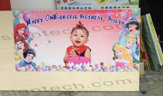 Disney Princess Birthday Banner
