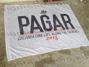 Custom made Flag without pole - Pagar