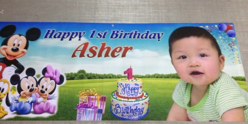 Mickey Mouse Birthday Banner