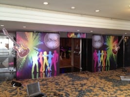 entrance decoration using foam board