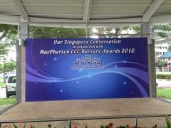 Backdrop Printing for Bursary award