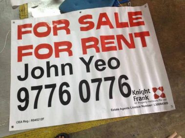 Banner Printing on Real Estate Banner