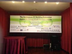 Backdrop Printing for Serangoon Golf