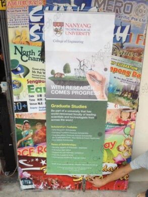 Fabric Poster with hanger