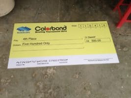 Foam Board Mock Up Cheque