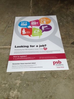 PSB Academy poster printing