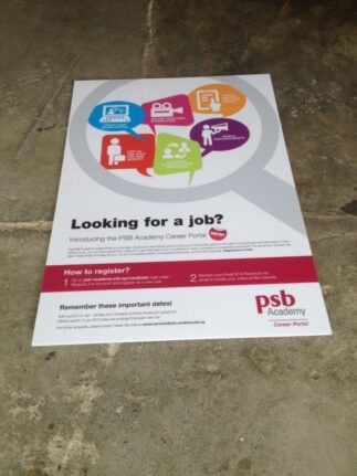 PSB Academy poster printing