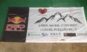 Light and easy Fabric Banner