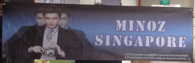 Banner printing for Minoz Singapore