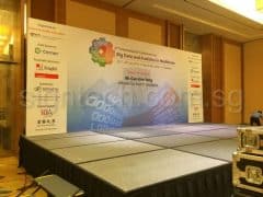 NUS 24 x 10ft standing backdrop