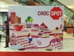 Banner Printing on Wooden Standing Frame Backdrop for Choc spot