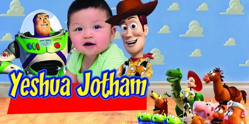 Banner printing for toy story birthday banner