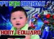 Banner printing for transformers optimus prime birthday banner
